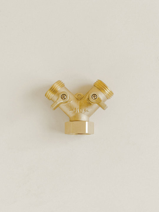 Brass Garden Hose Splitter