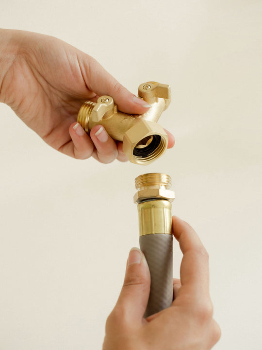 Brass Garden Hose Splitter